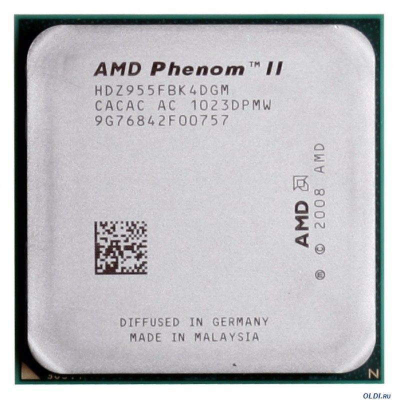 AMD Phenom ii x4 955 BE 3.2 Ггц 125W