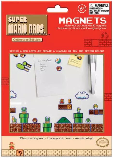 Vários ímanes para frigorífico (super mario, tartarugas ninja)