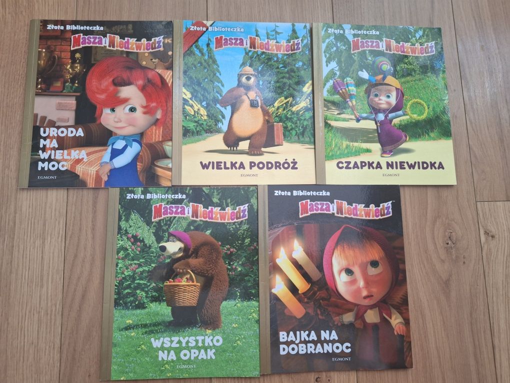 Masza I niedzwiedz książki 5 sztuk