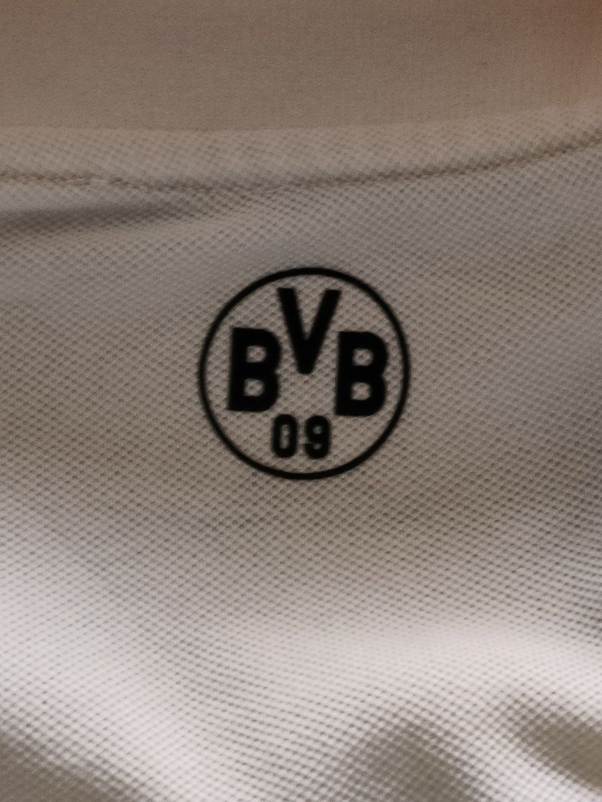 Pólo camisola futebol adulto original Puma Borussia Dortmund L homem