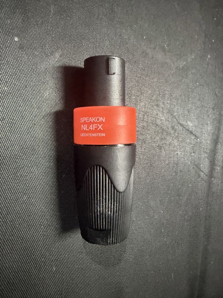 Fichas Speakon NL4FX (Azul/Laranja)