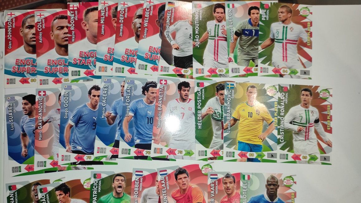 Panini karty Road to Brazil 2014