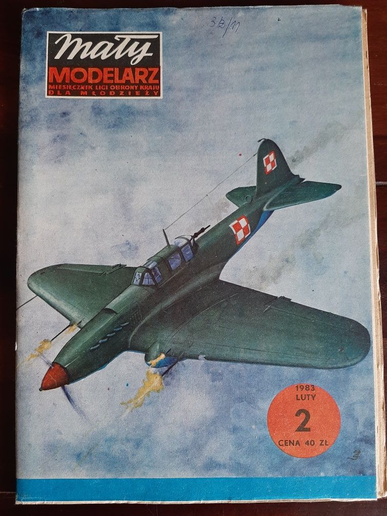 Mały Modelarz 2/1983 samolot szturmowy IŁ-2 kolekcjonerski