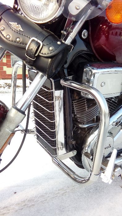 HONDA SHADOW VT 700 TWIN Szyba Bagażnik gmole gmol szyba zestaw Kąplet