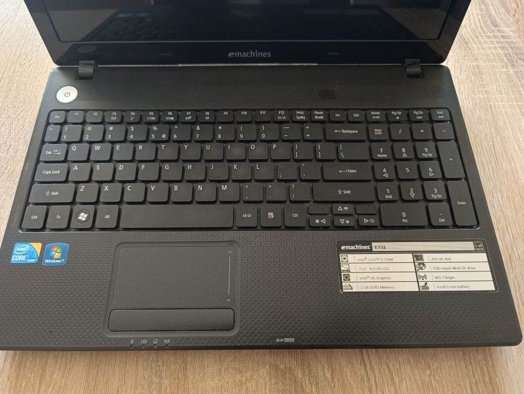 Laptop ACER eMachines E732 - 100% sprawny!