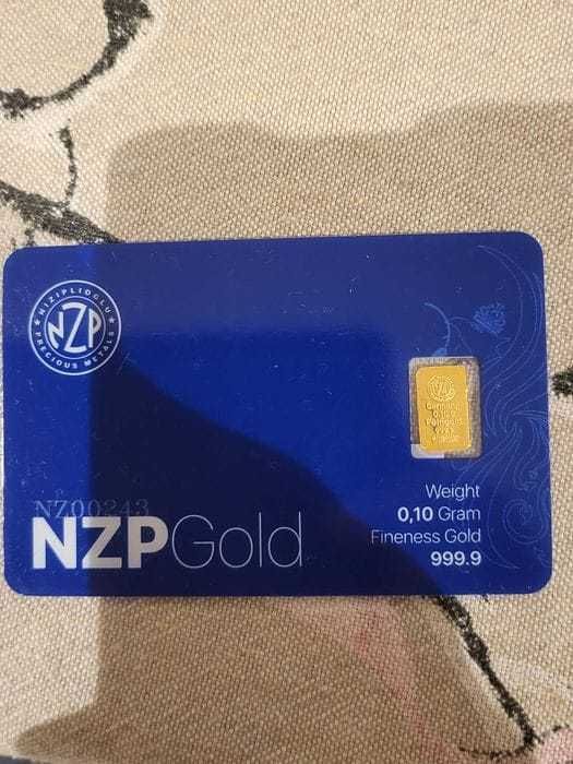 Barra de ouro da NZP