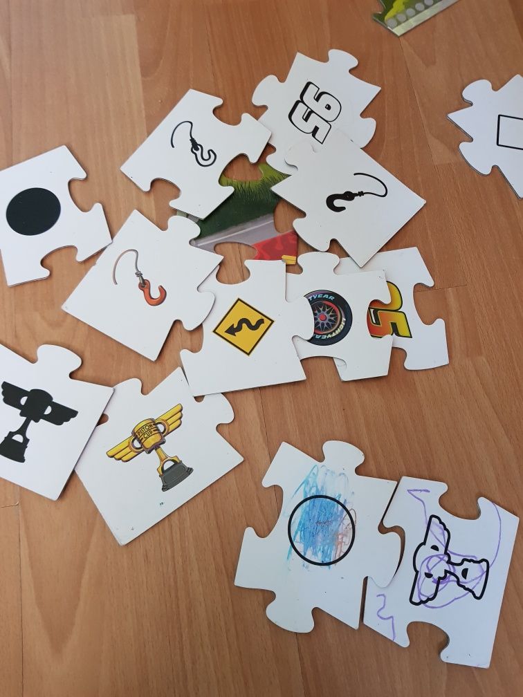 Puzzle Mcqueen 4 rodzaje