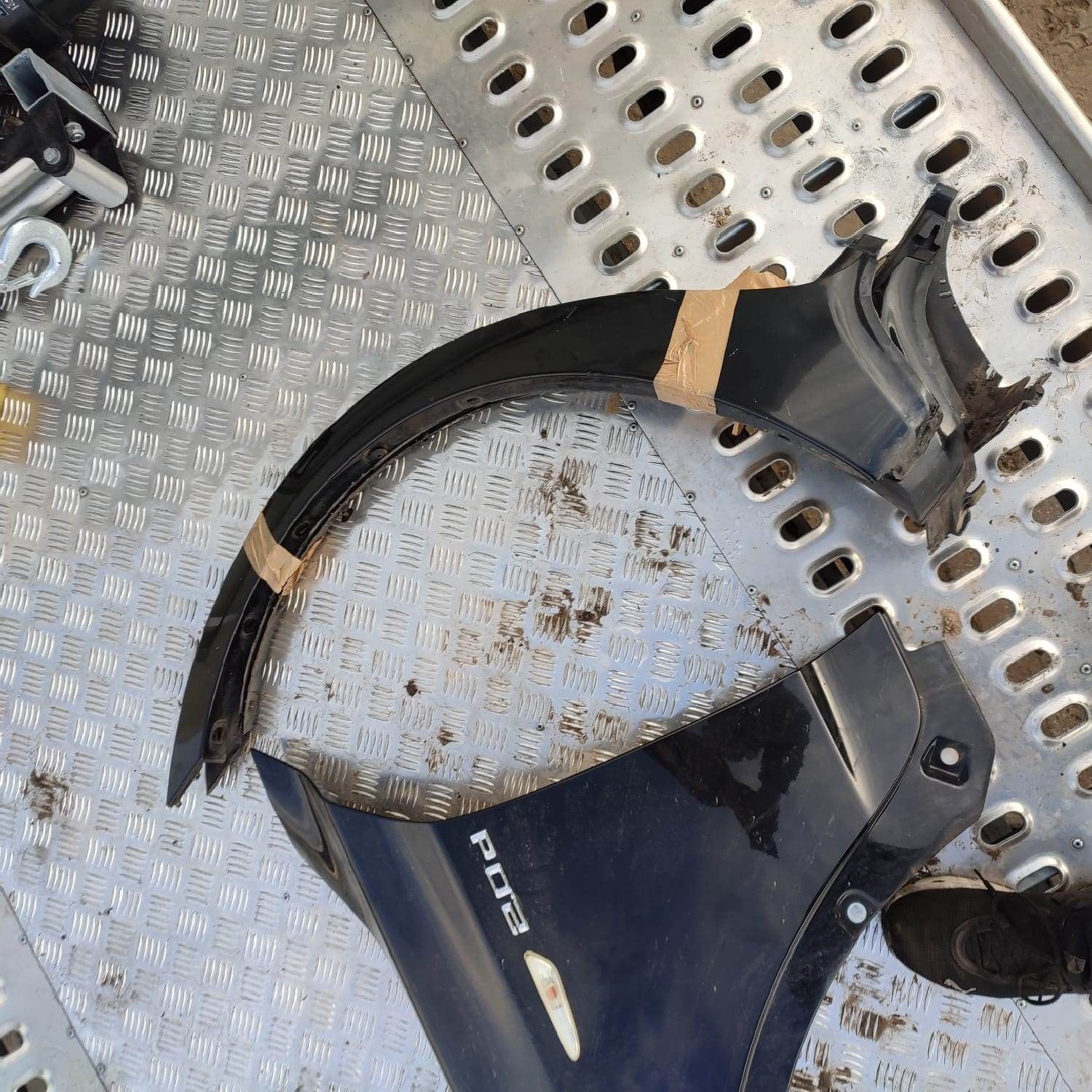 Zderzak maska lampa błotnik pas przedni BMW X3 blackshappire