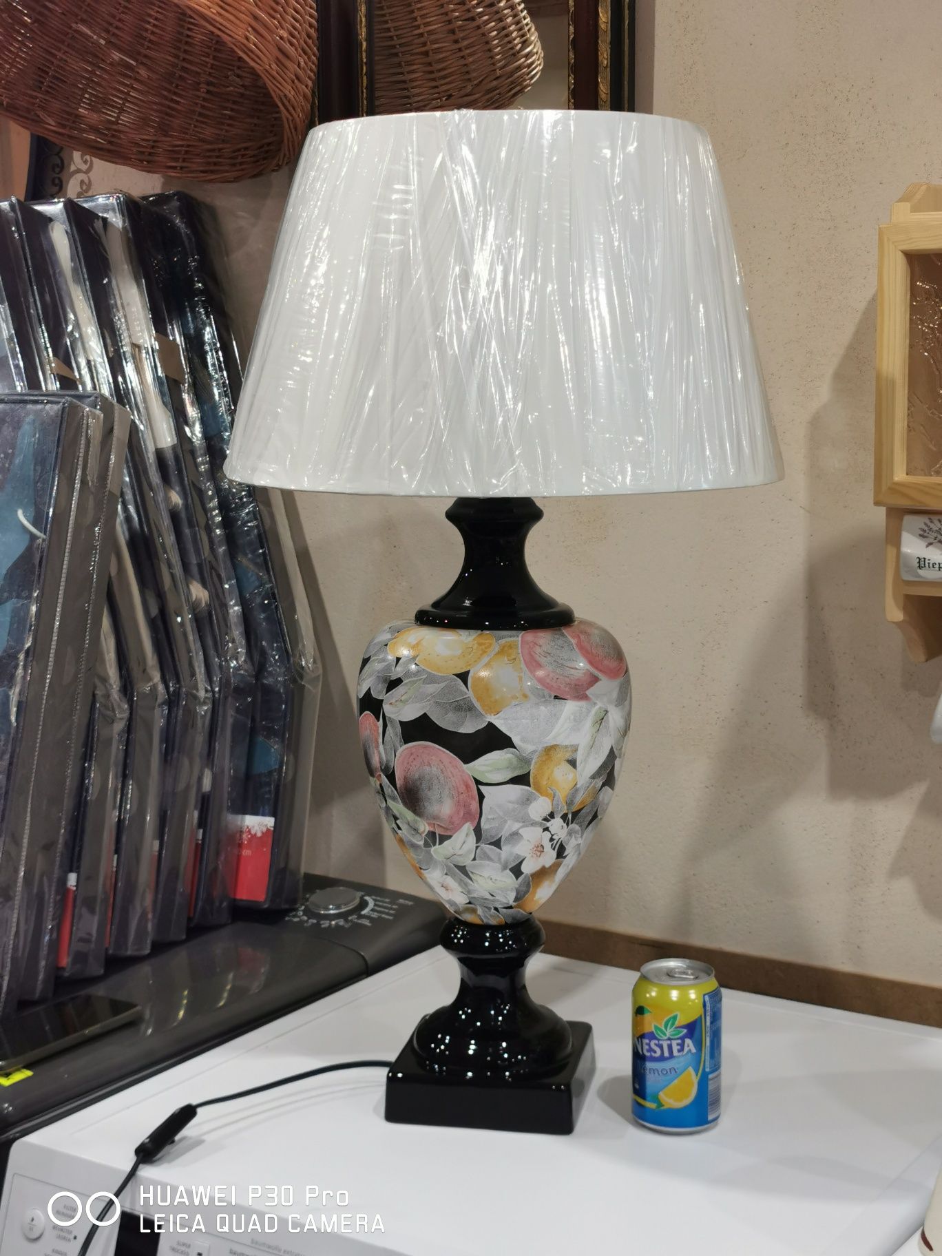 70 cm porcelanowa lampa salonowa