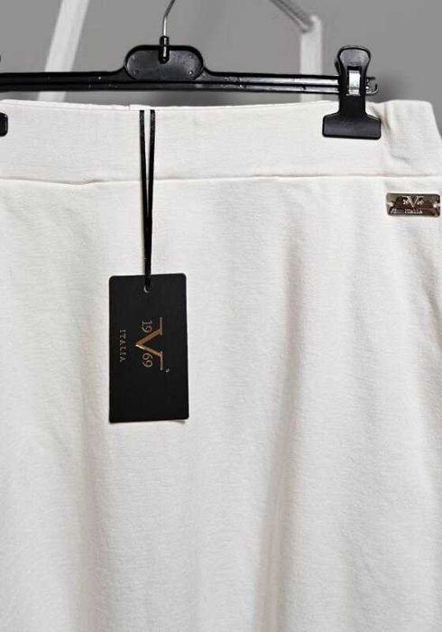 Белая хлопковая юбка Versace 19.69 Italia с карманами, р. XL/2XL