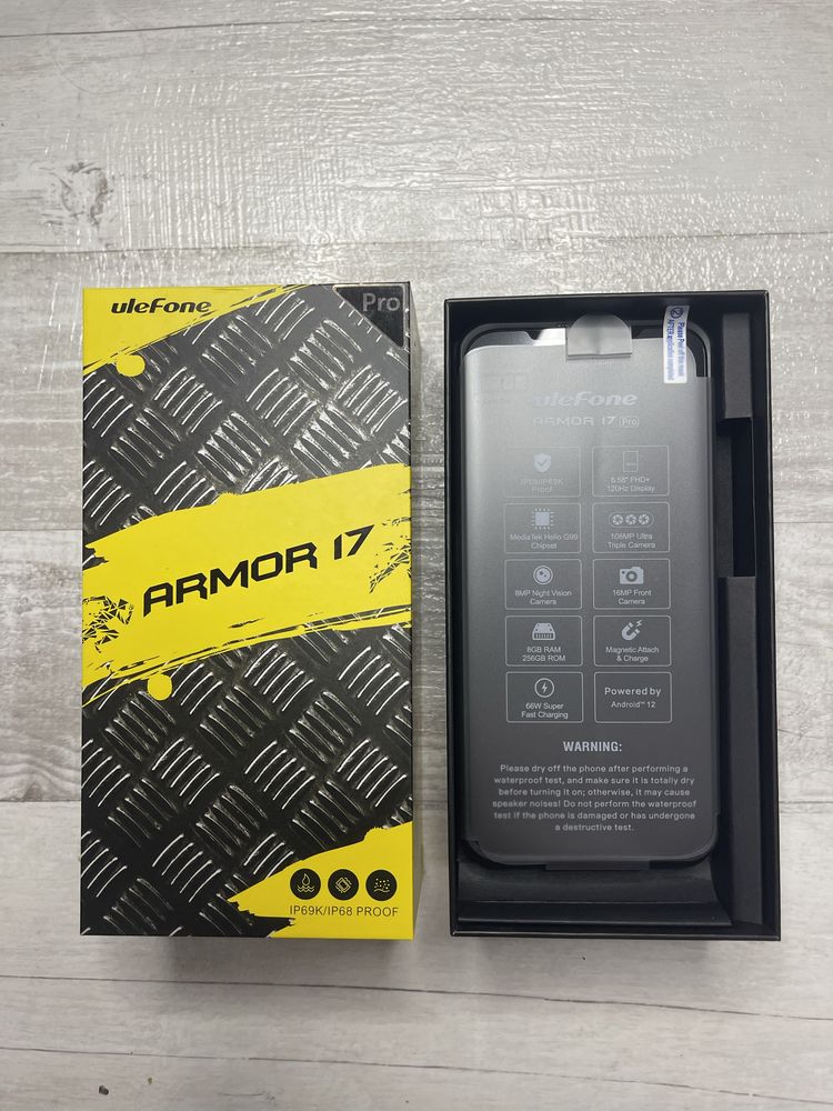 Мобільний телефон Ulefone Armor 17 Pro 8/256GB Black