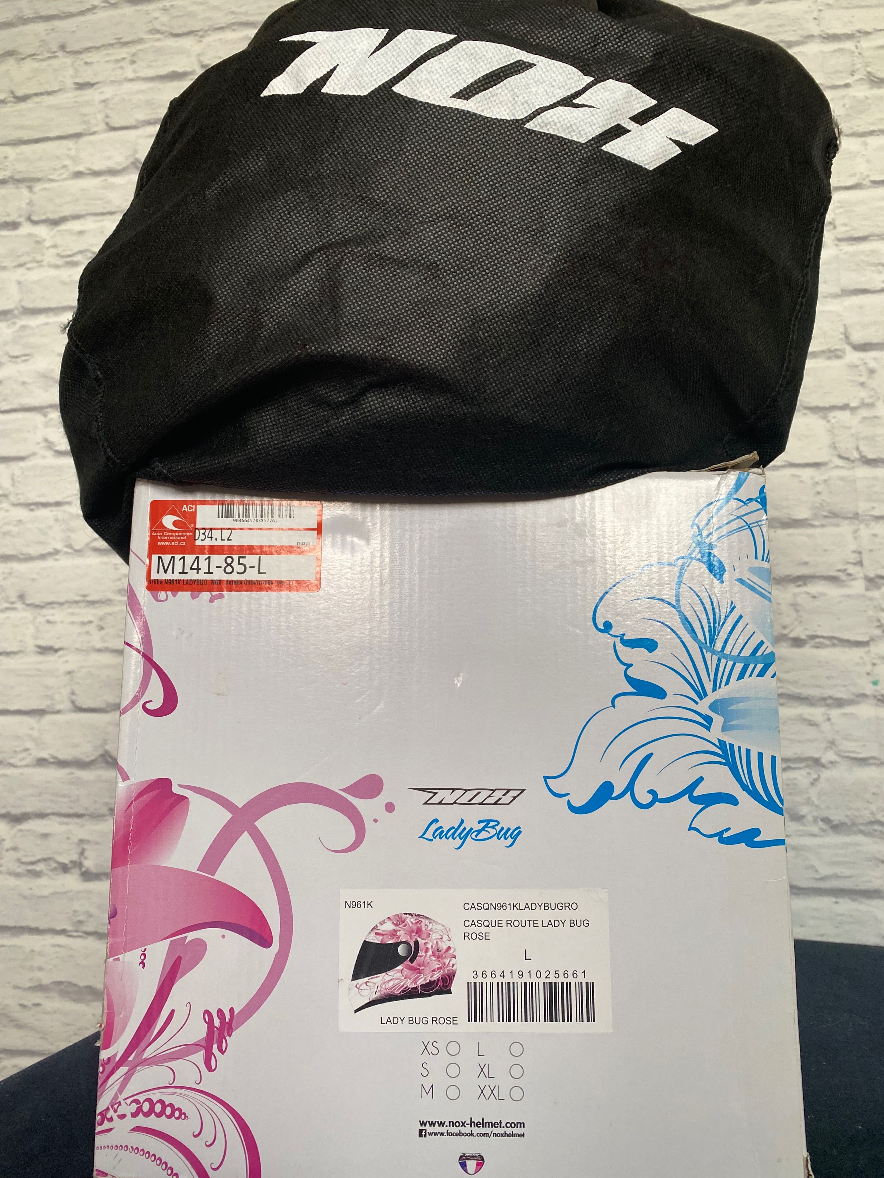 Kask motocyklowy Nox ladybug junior L