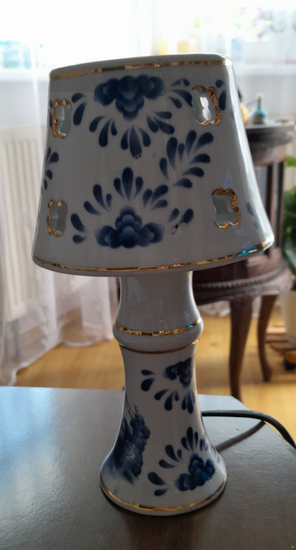 Dwie ceramiczne lampki nocne