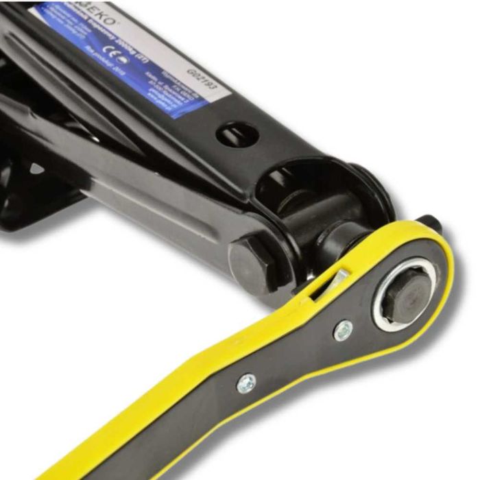 Podnośnik samochodowy LEWAREK 2T + klucz teleskopowy ZESTAW do kół