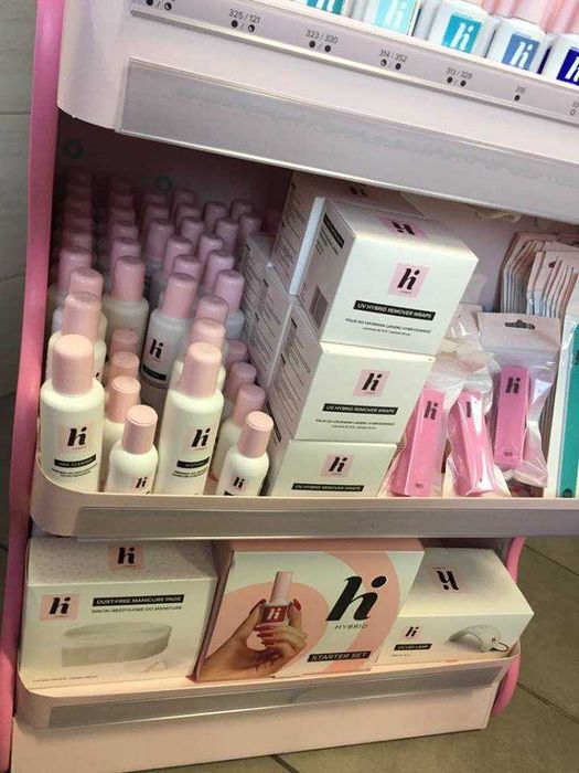 Stojak regał stand na lakiery hybrydowe NOWY