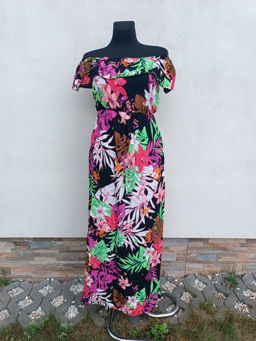 Długa sukienka maxi letnia hiszpanka S M