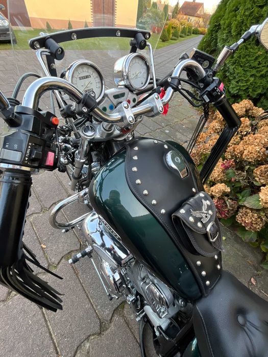 * Yamaha Virago * 1994 * Zielony * Sakwy * Gmole *