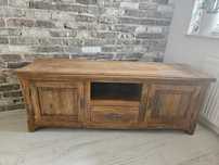 Szafka RTV z litego drewna ARTISTICO