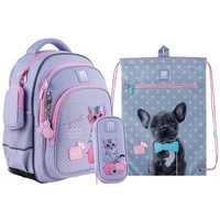 Шкільний набір Kite Studio Pets SET_SP24-763S (рюкзак, пенал, сумка