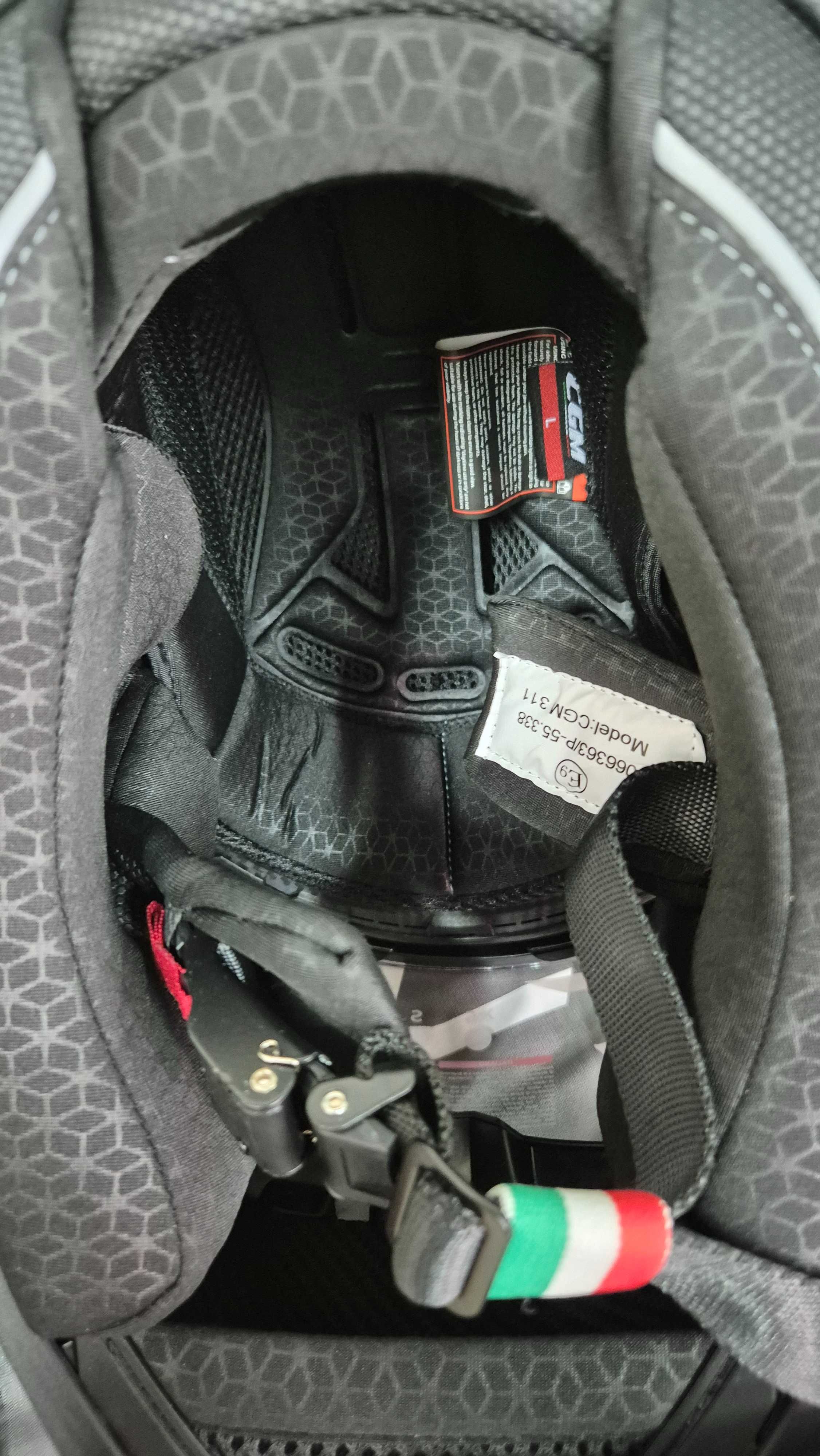 Kask motocyklowy z pełną twarzą CGM 311A Blast Mono roz. L