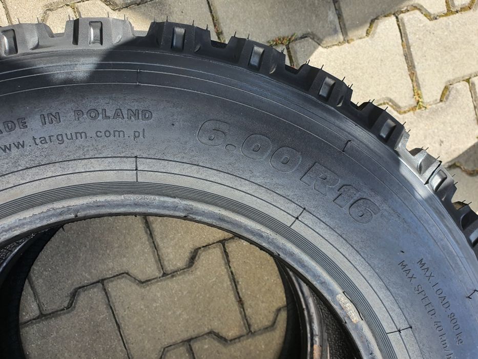 Opony 6.00 - 16 rolnicze przód TARGUM URSUS C330, C360, T25 6,00 , 600
