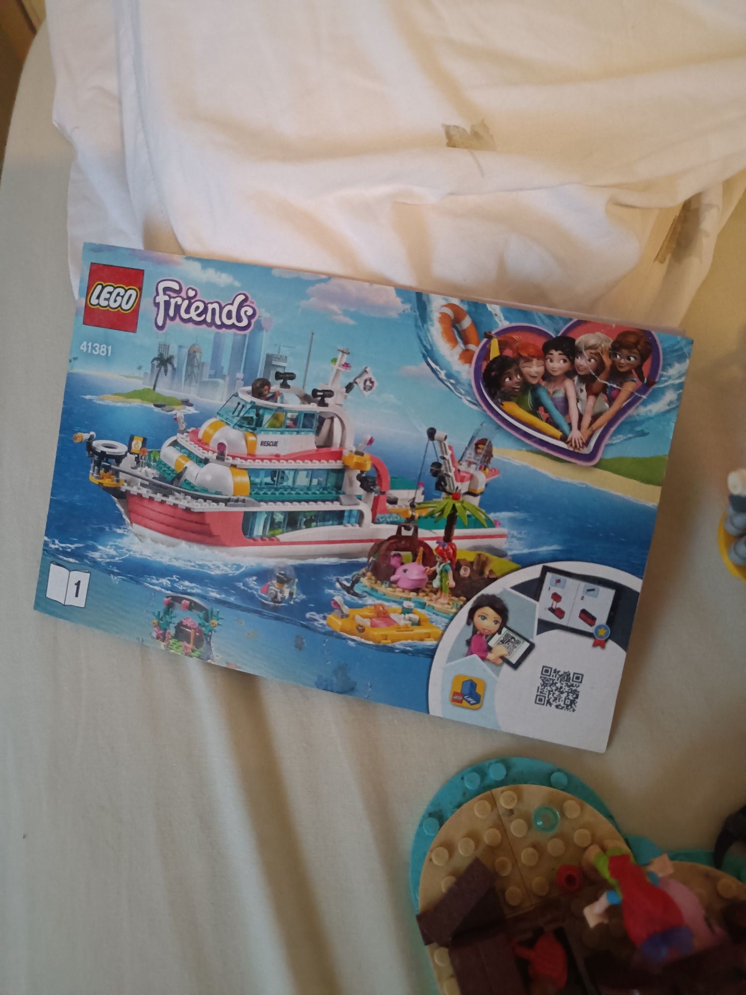 Lego friends barco salvamento