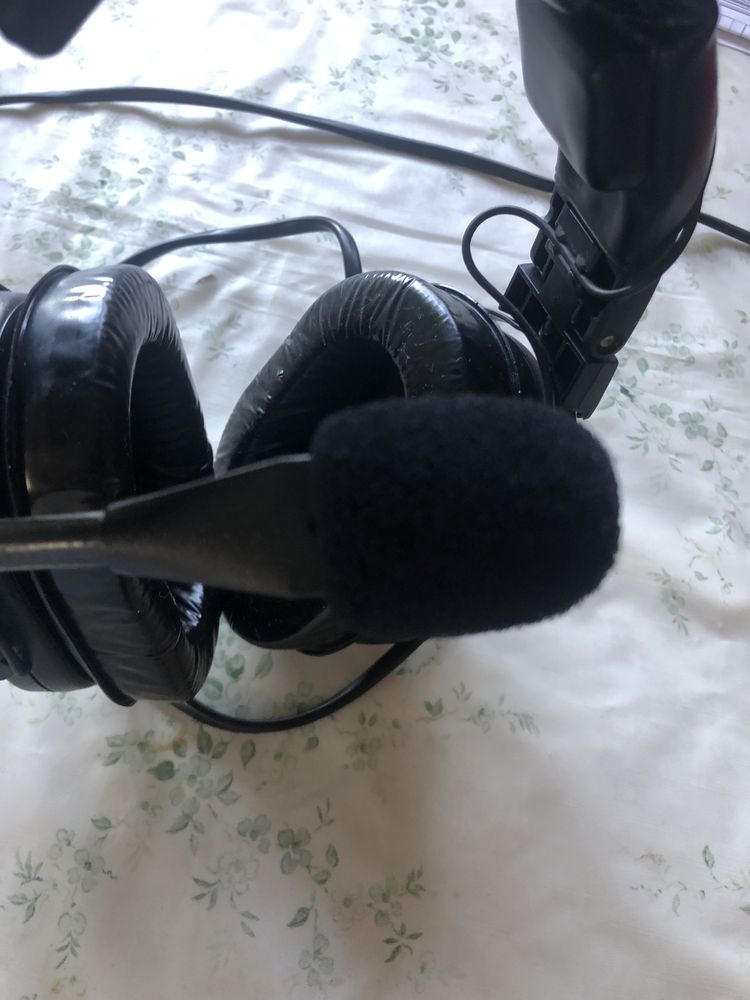 Headsets Telex echelon avião