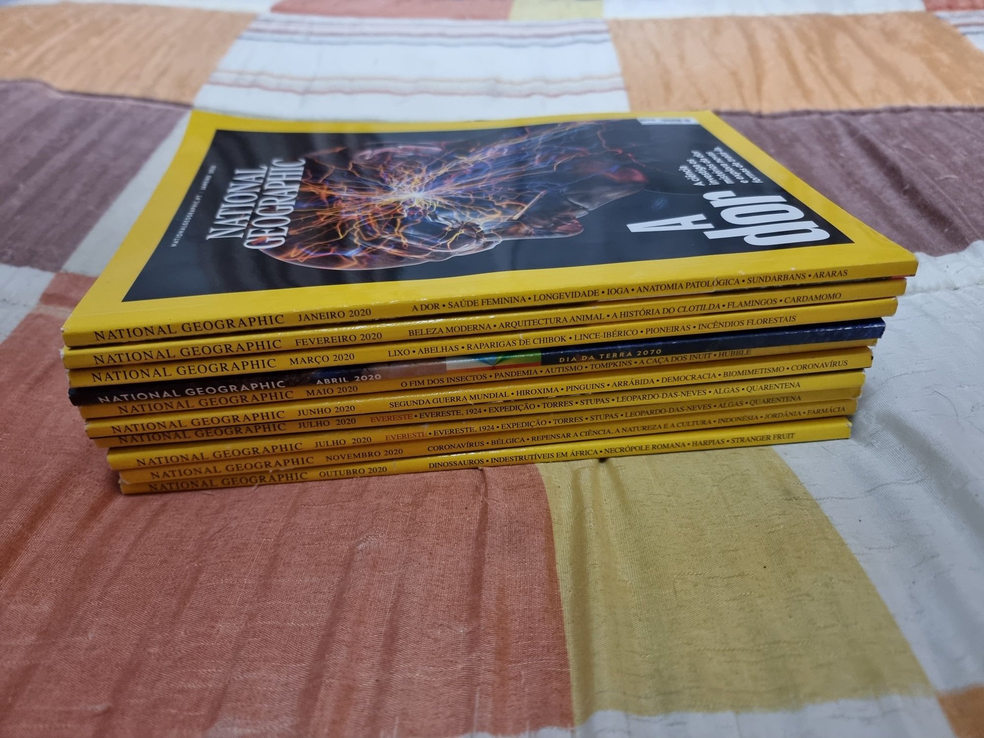 10 revistas National geographic 2021 (janeiro-agosto/outubro-novembro)