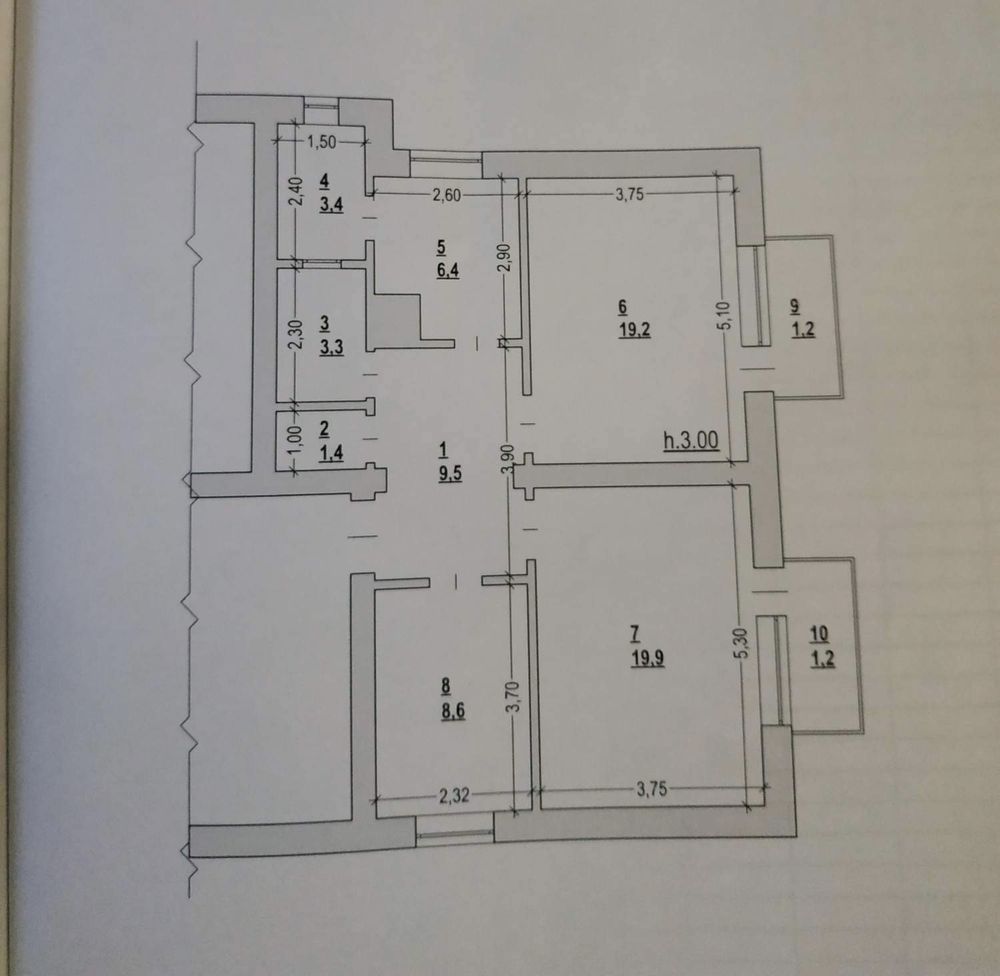 Продається 3х квартира