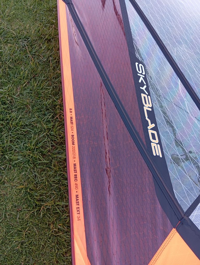 Vela windsurf foil loftsails skyblade 8 mts