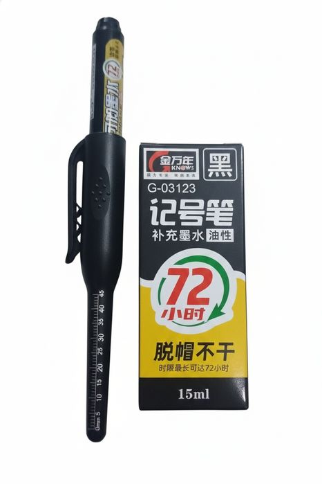 Професійний Маркер-ручка (G-03123) та Чорнило для Заправки JINPAI 72 г
