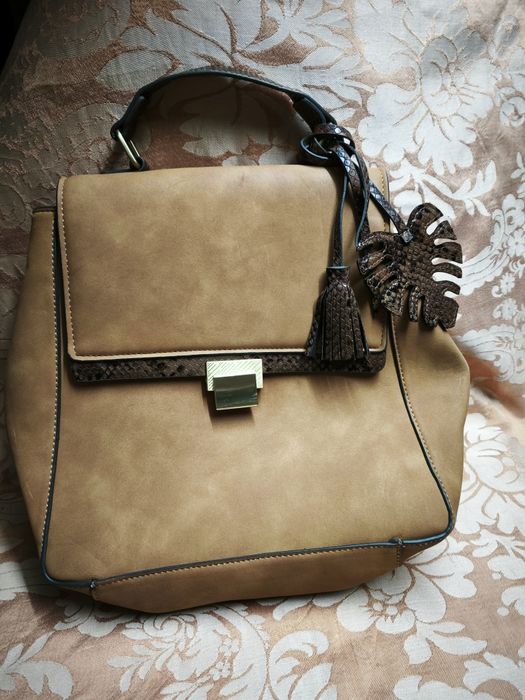 Mala de senhora Parfois cor castanho claro