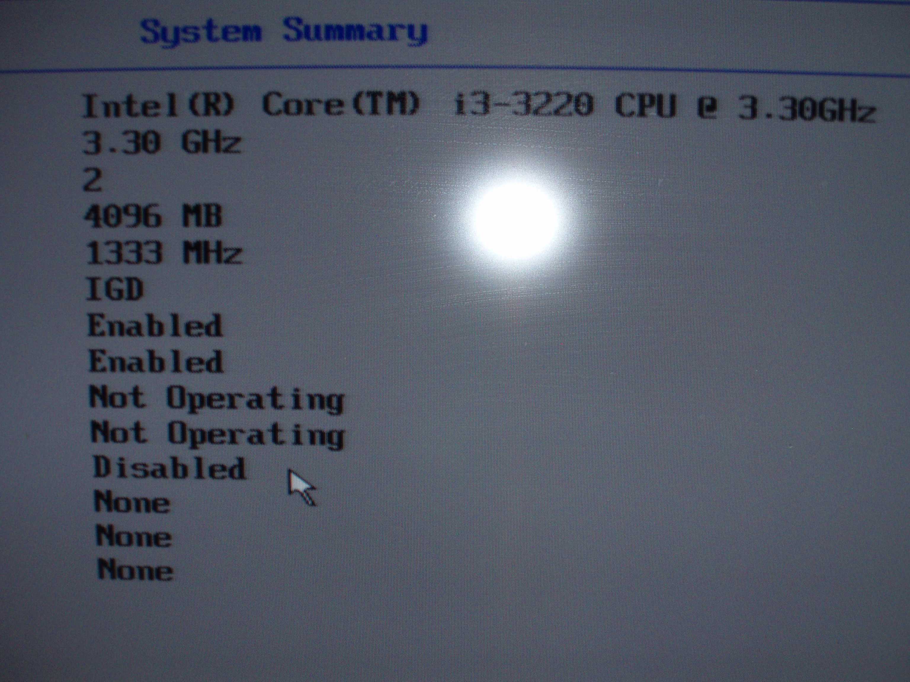 Процесор  i3 3220   I3 3240