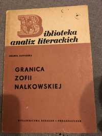 Granica opracowanie Biblioteka analiz literackich