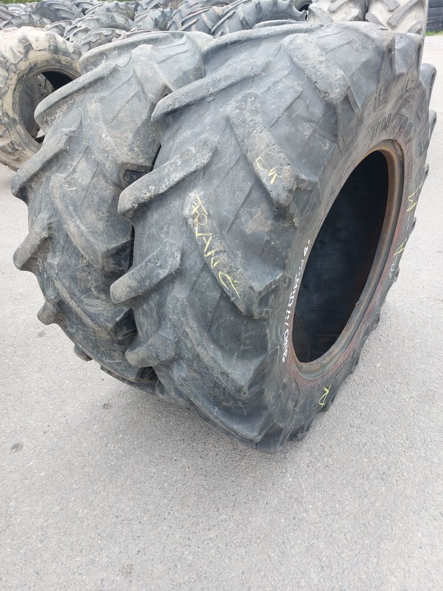 380/70R24 Pirelli opony używane rolnicze para