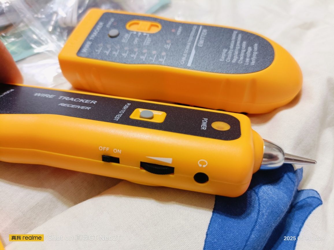 Тестер прозвонка RG-45 со звуком - LAN Network Cable Tester