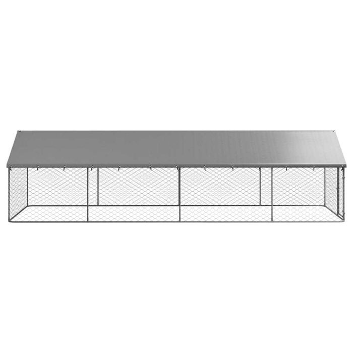 Canil com telhado de exterior 600x200x150 cm