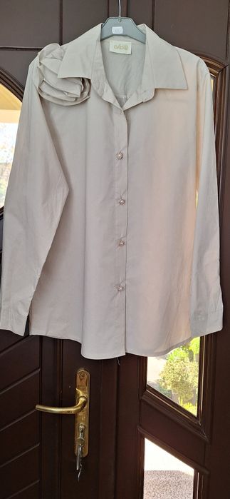 Koszula damska kremowa