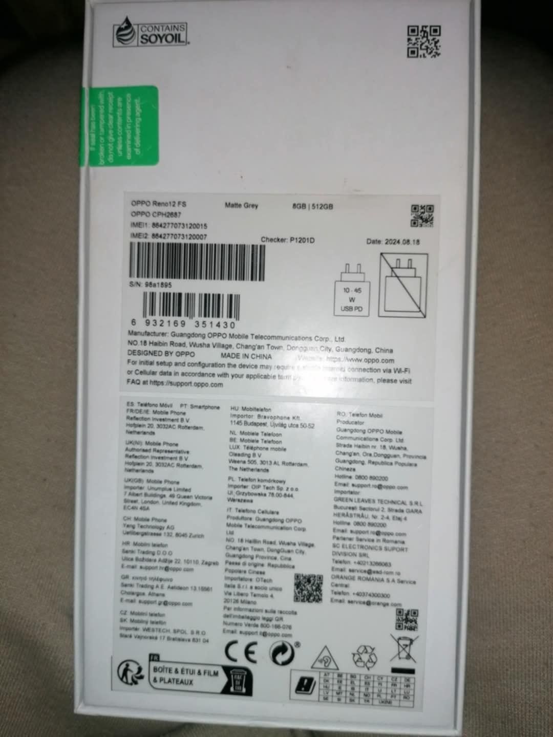 Sprzedam Oppo Reno 12 FS
