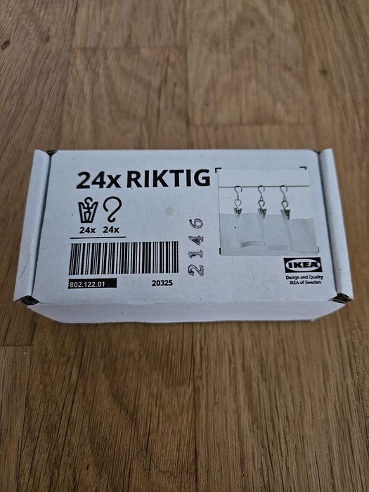 Haczyk z żabką Ikea Riktig 24 szt.