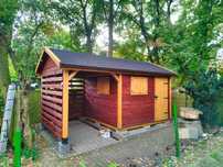 Domek narzędziowy z drewutnią Puszczyk 3x5 m