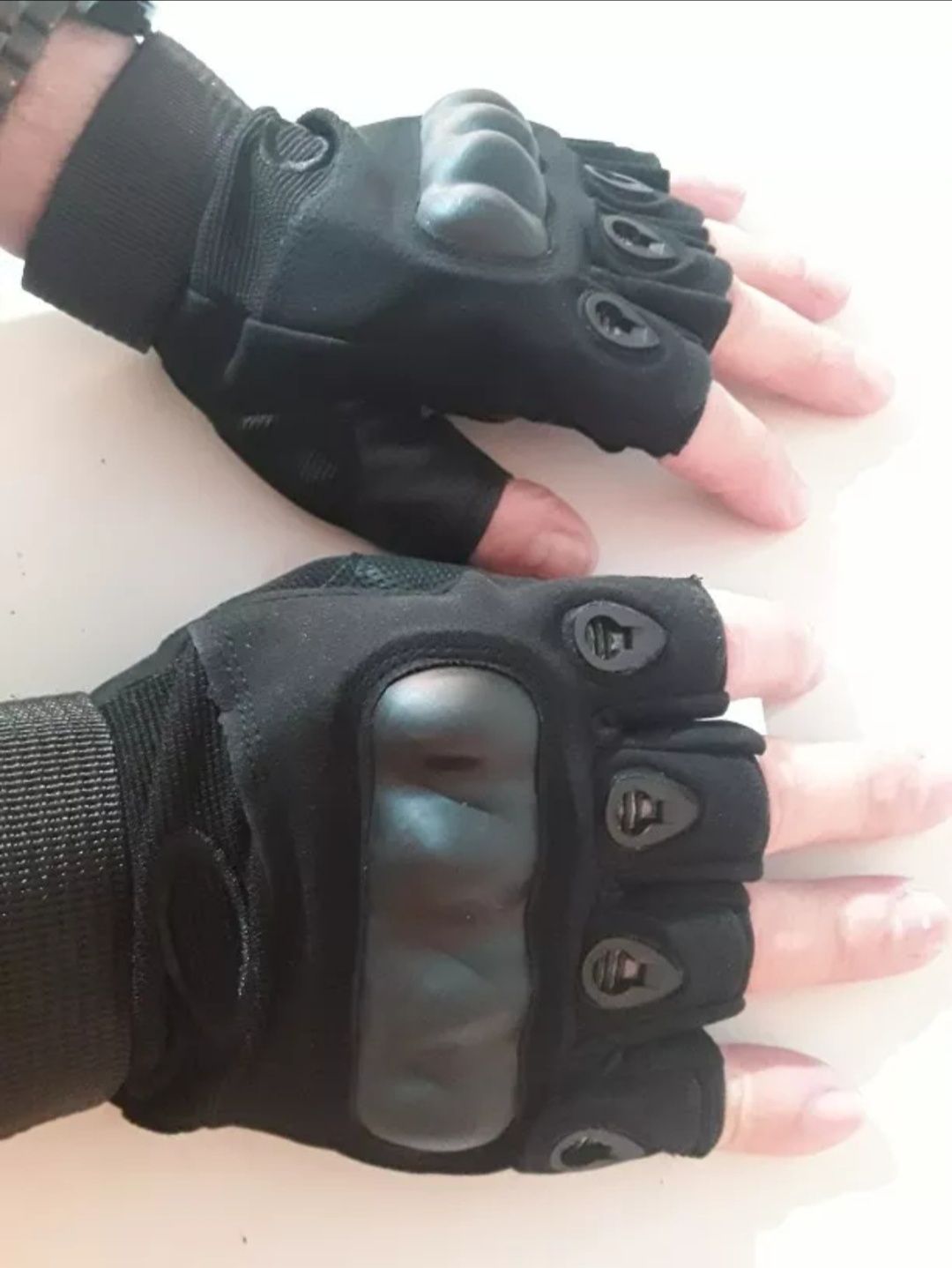Тактичні спортивні рукавиці без пальців