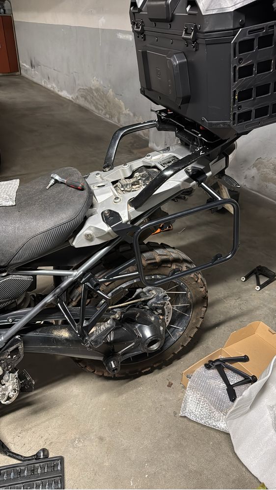 Suporte para malas laterais bmw r1200gs r1250gs