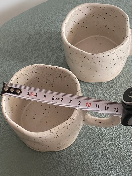 Zestaw Kubków ceramicznych (kremowe)