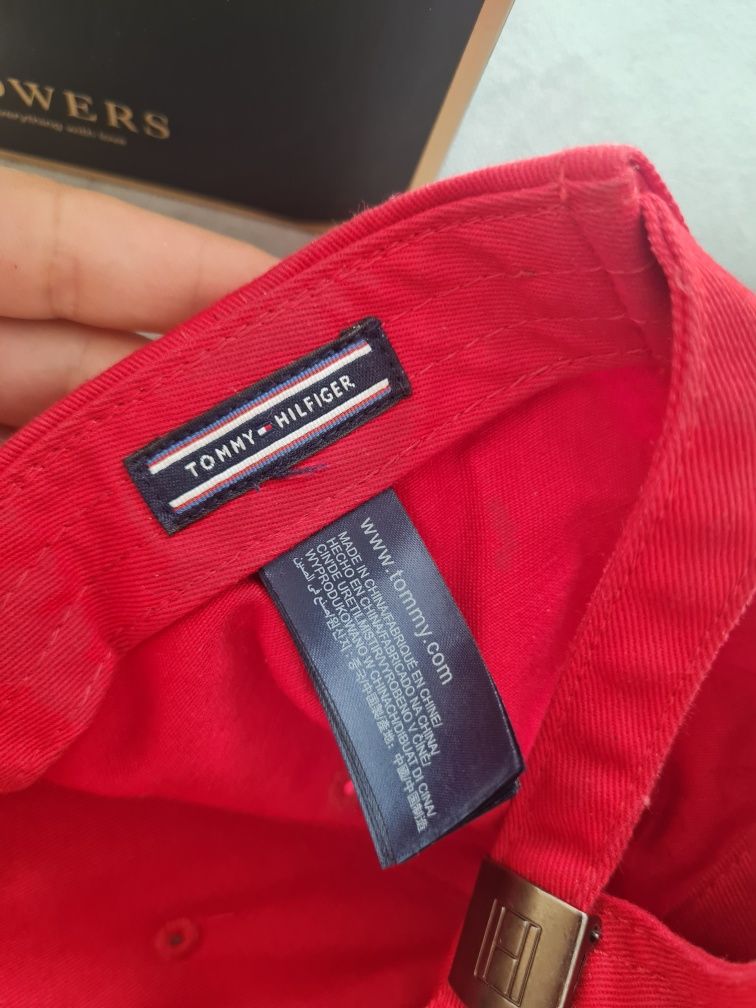 Czapka z Daszkiem Tommy Hilfiger Czerwona