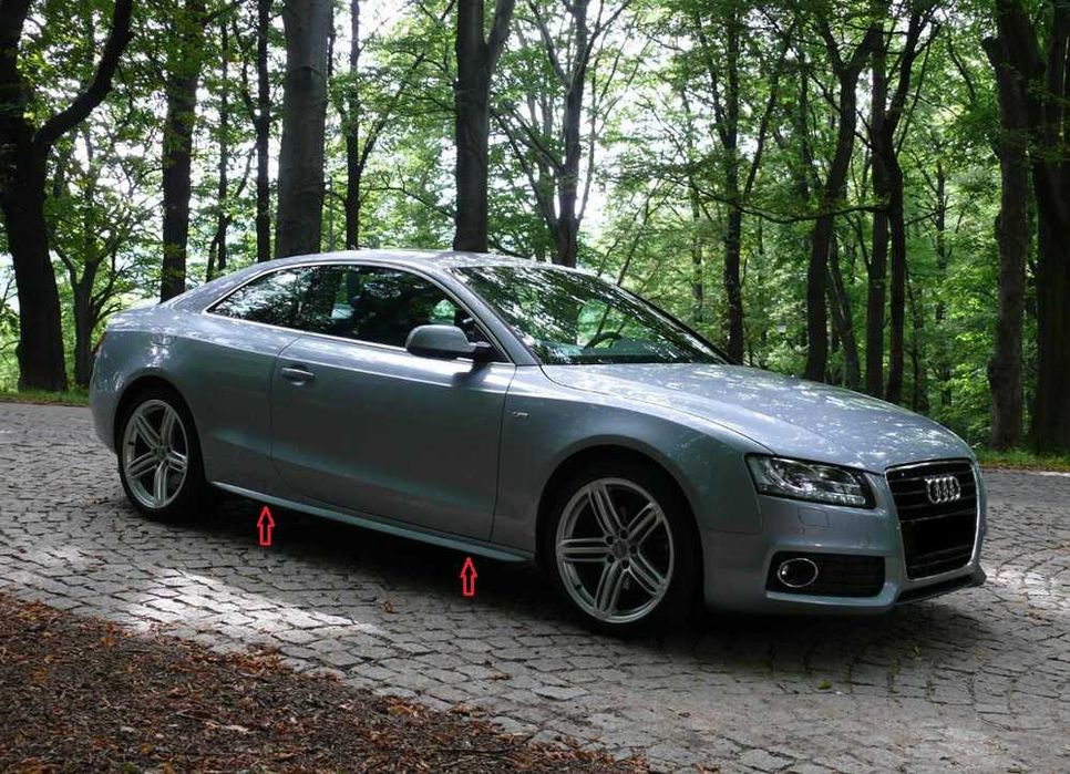 AUDI A5 8T COUPE S5 RS5 S LINE listwy progowe PUR-RIM