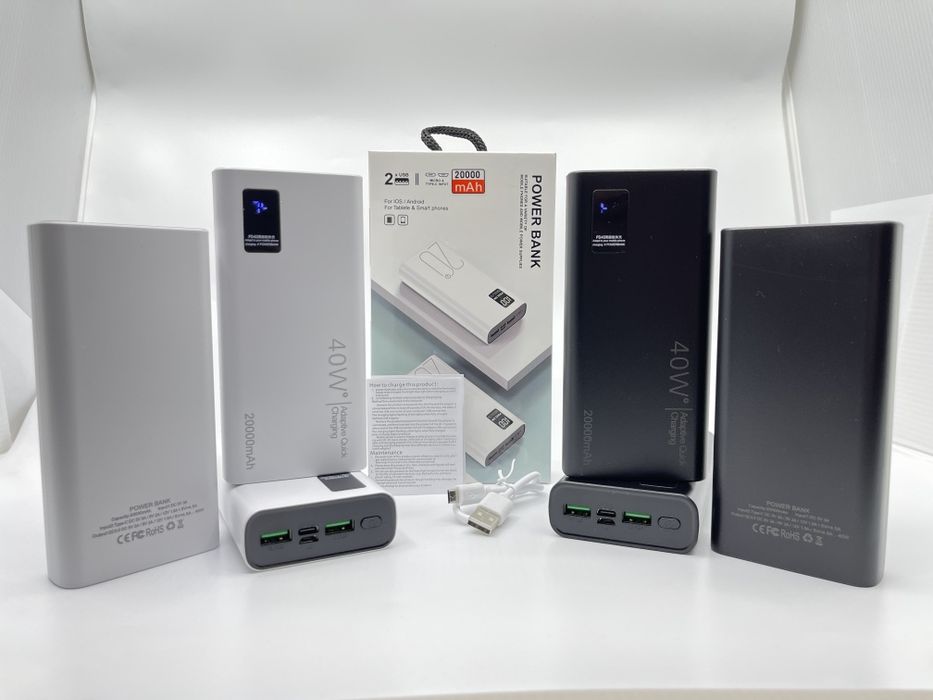 Повербанк 20000mAh/Бистрая зарядка