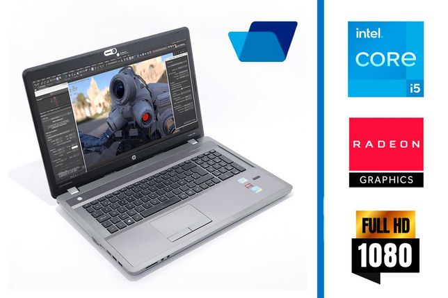 Алюминиевый игровой ноутбук HP Probook /Core i5 /AMD Radeon | Гарантия