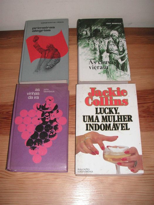 Konstantin Fédin, Louis Bromfield, John Steinbeck e Jackie Collins