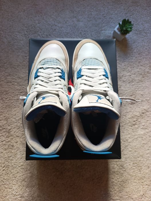 Air Jordan 4 Military Blue - tamanho 47.5